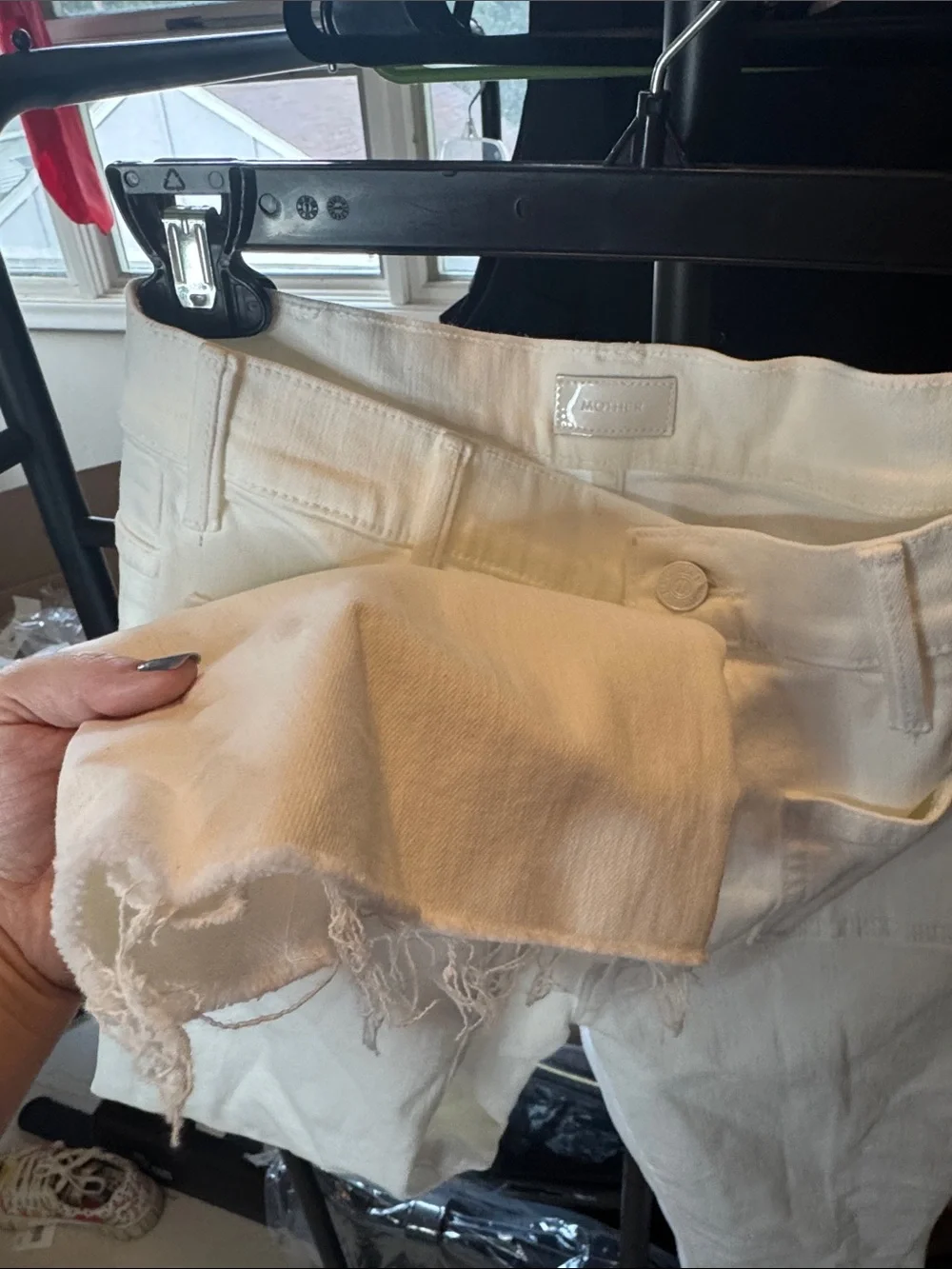 MOTHER High-Rise Cropped Jeans - Picture 4 of 6